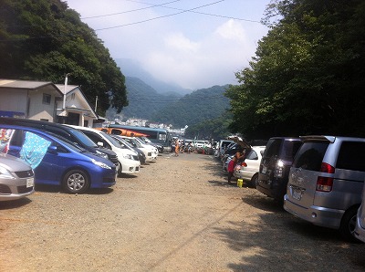 伊豆田子海水浴場　駐車場